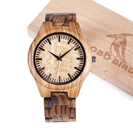 Деревянные часы Bobo Bird WG23 с деревянныем ремешком